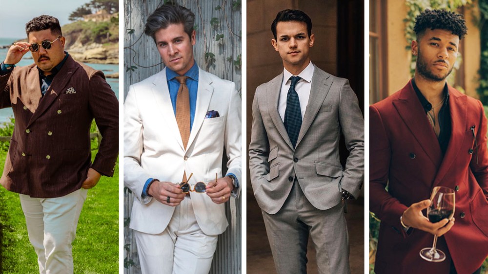 Men's fashion influencers helping men get dressed for weddings