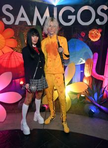 LOS ANGELES, CALIFORNIA - OCTOBER 27: (L-R) Megan Fox and Machine Gun Kelly attend the Annual Casamigos Halloween Party on October 27, 2023 in Los Angeles, California. (Photo by Michael Kovac/Getty Images for Casamigos)