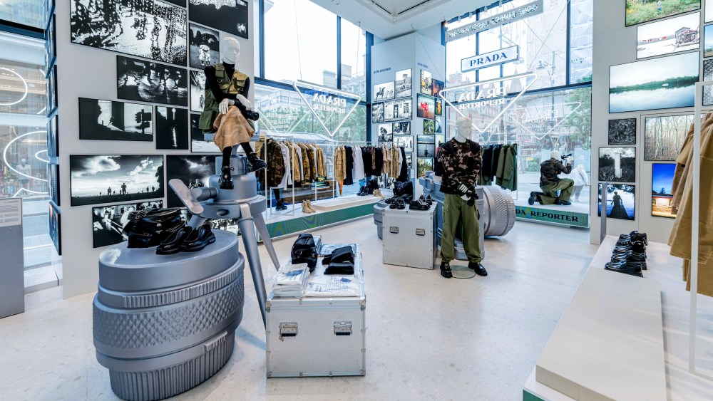 Prada Reporter at Selfridges Corner Shop