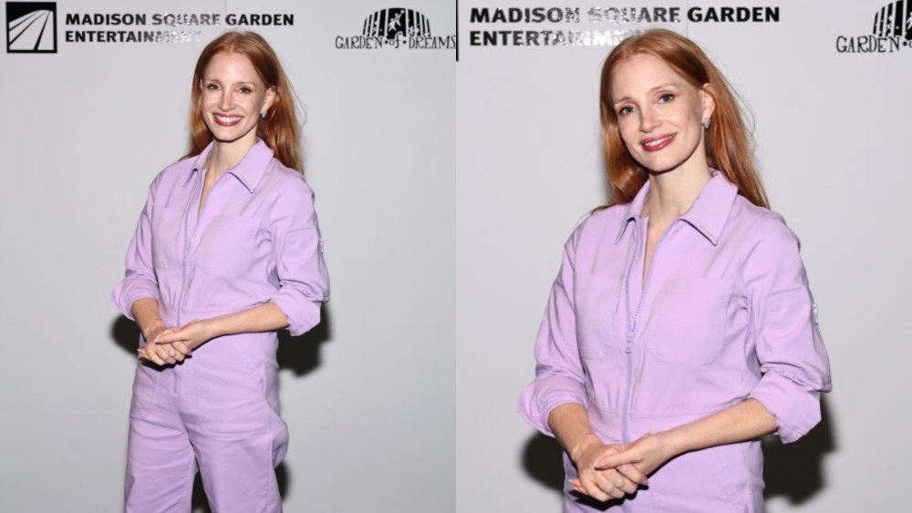 Jessica Chastain at Baby2Baby's Back2School celebration on Oct. 14 in New York.