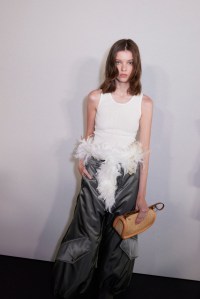 Backstage at the JW Anderson RTW Spring 2024