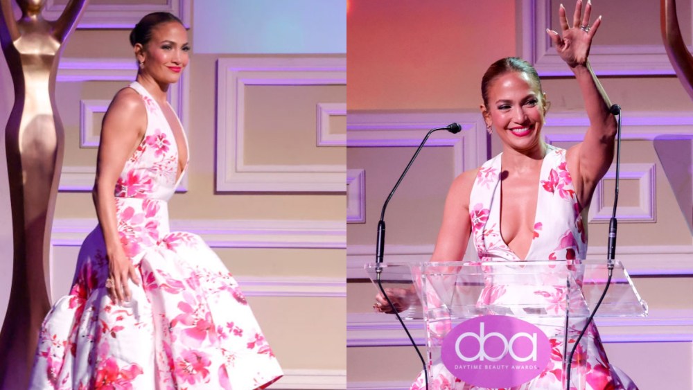 Jennifer Lopez at the 2023 Daytime Beauty Awards on Oct. 1 in Los Angeles.