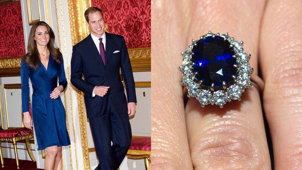 royal engagement rings, prince william, kate middleton ring
