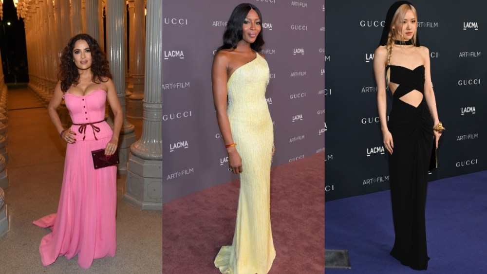 Salma Hayek, Naomi Campbell, Rosé, LACMA Gala