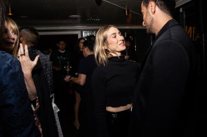Ashley Avignone at the Manolo Blahnik Celebrates 'The Manolo Blahnik Archives: The Craft' event held at Saint Theo's on October 18, 2023 in New York, New York.