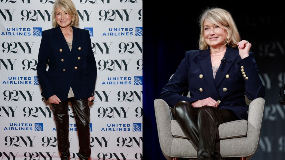 Martha Stewart at the Fashion Icons with Fern Mallis: Martha Stewart at 92NY on Oct. 4 in New York City.