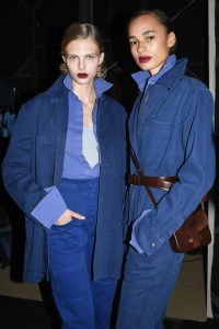 Backstage at the Max Mara RTW Spring 2024