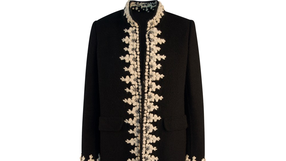 An Oscar de la Renta coat.