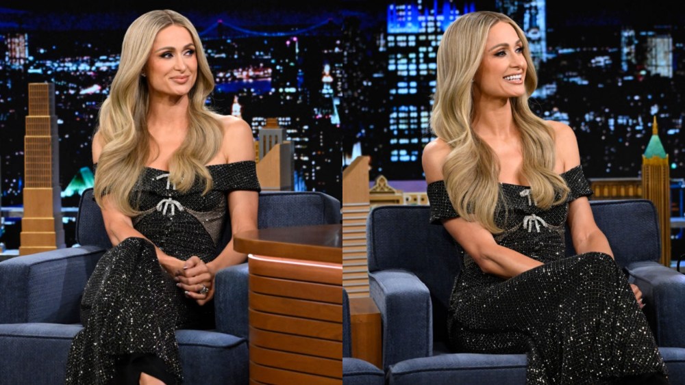 Paris Hilton on "The Tonight Show" on Oct. 17.