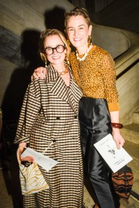 Lizzie and Kathryn Fortunato at the Reformation x New York City Ballet Collaboration Launch and Performance held at the David Koch Theater at Lincoln Center on October 9, 2023 in New York, New York.