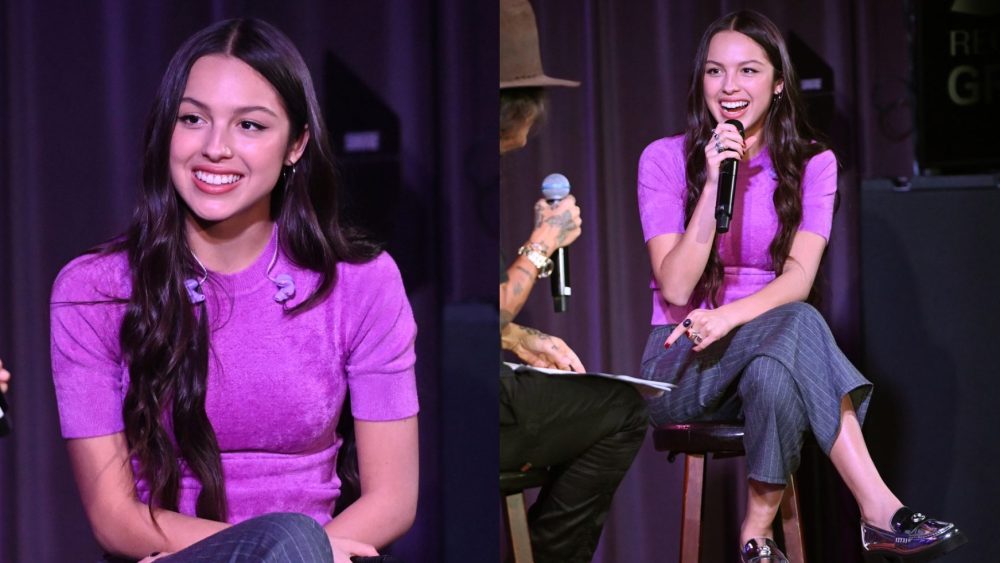 Olivia Rodrigo at the Grammy Museum on Oct. 3 in Los Angeles.