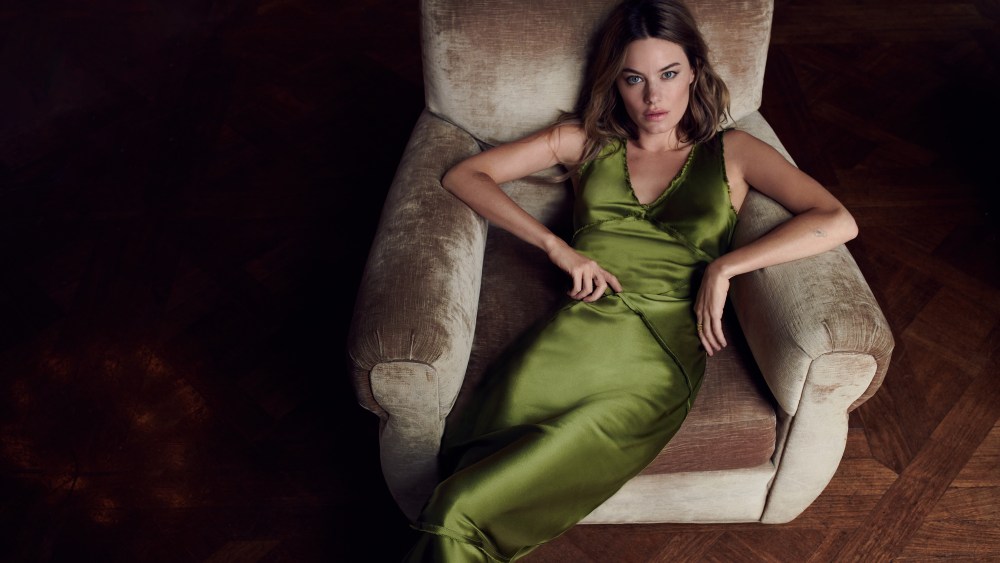 A look from the new Reformation collaboration with Camille Rowe.