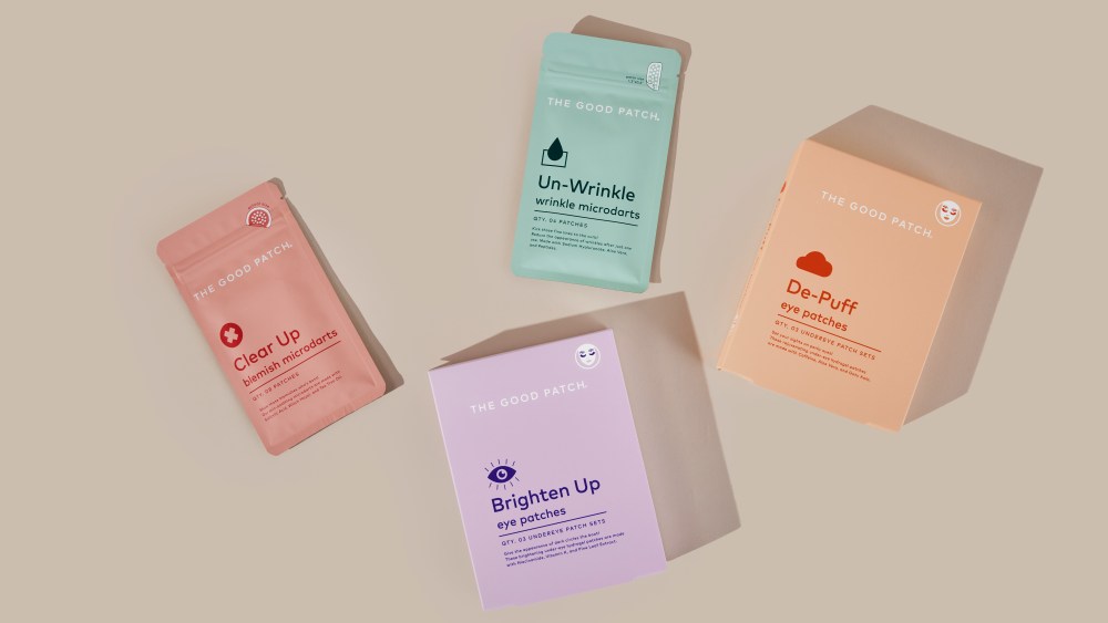 The Good Patch skin care patch lineup.