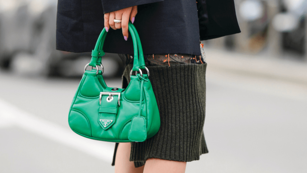 Prada bag street style February 2023