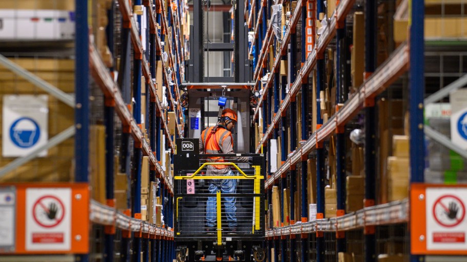 Sixty percent of warehouse employees at Amazon say they experience more workplace monitoring at the e-commerce giant than at previous jobs.