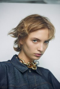 Backstage at Sacai RTW Spring 2024