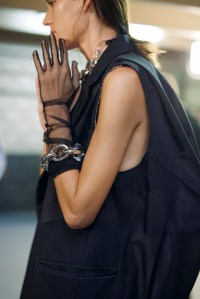 Backstage at Sacai RTW Spring 2024