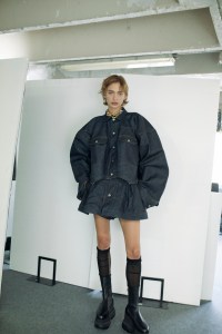 Backstage at Sacai RTW Spring 2024