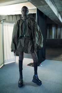 Backstage at Sacai RTW Spring 2024