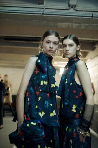 Backstage at Sacai RTW Spring 2024
