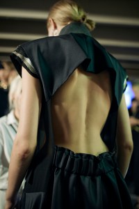Backstage at Sacai RTW Spring 2024