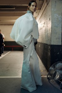 Backstage at Sacai RTW Spring 2024
