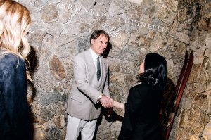 Brunello Cucinelli  and Lucy Liu