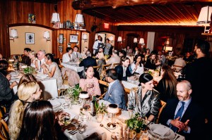 The scene at the Saks x Brunello Cucinelli dinner.