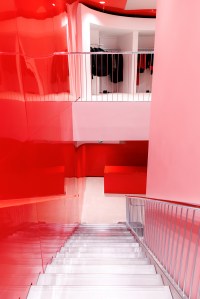 Inside the Comme des Garcons store in Paris