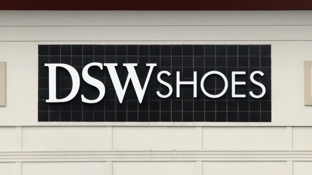 DSW Shoes signage, as photographed on March 16, 2020, in Levittown, New York.