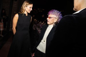 Dianna Agron and Judy Chicago