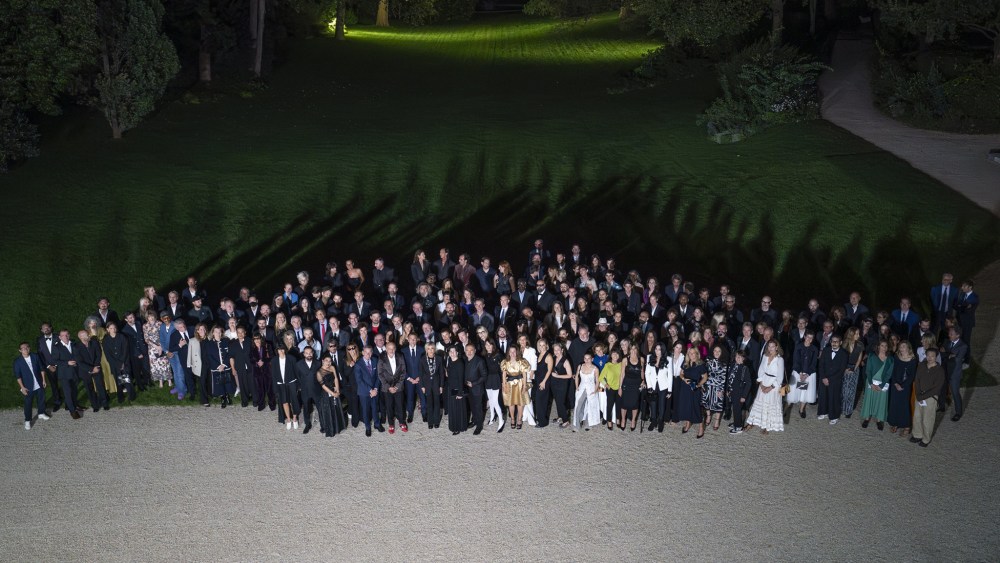 A view of the event at the Élysée palace in Paris.