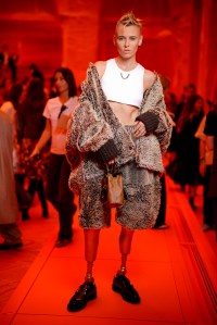 Lauren Wasser at Louis Vuitton Ready To Wear Spring 2024 on October 2, 2023 in Paris, France.