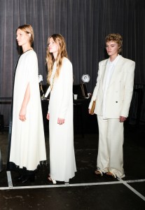 Backstage at Gabriela Hearst RTW Spring 2024