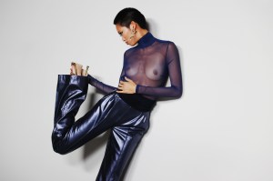 Backstage at the LaQuan Smith RTW Spring 2024