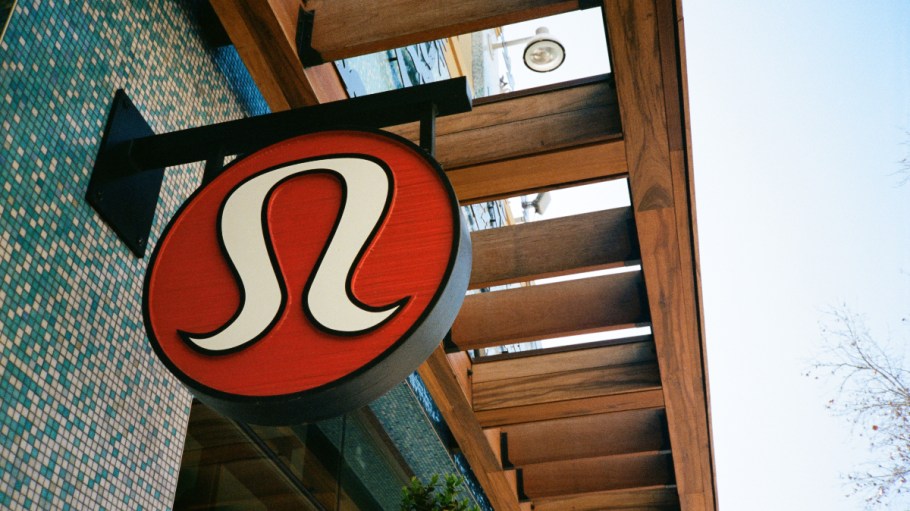 Sign for yoga clothing store Lululemon at Broadway Plaza in Walnut Creek, California, February 27, 2018.