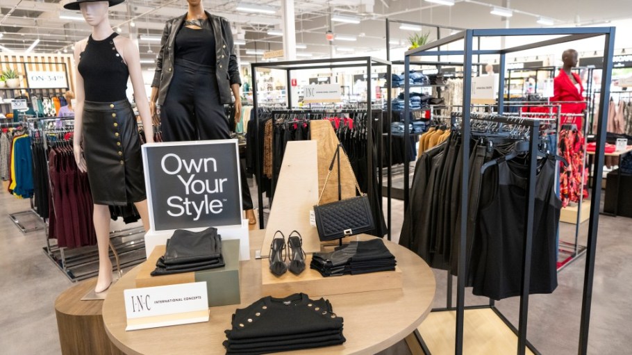 Macy’s scaled-down format with its open-floor plan, in the South Bay center in Dorchester, Mass.