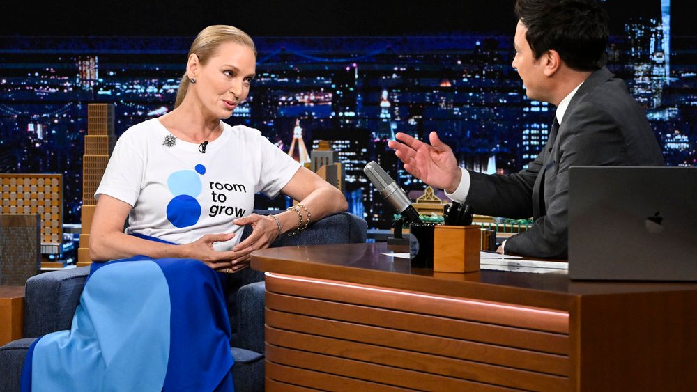 Uma Thurman, Jimmy Fallon, Room to Grow