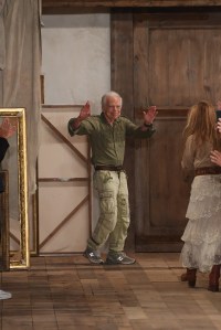 Ralph Lauren on the runway at Ralph Lauren RTW Spring 2024.