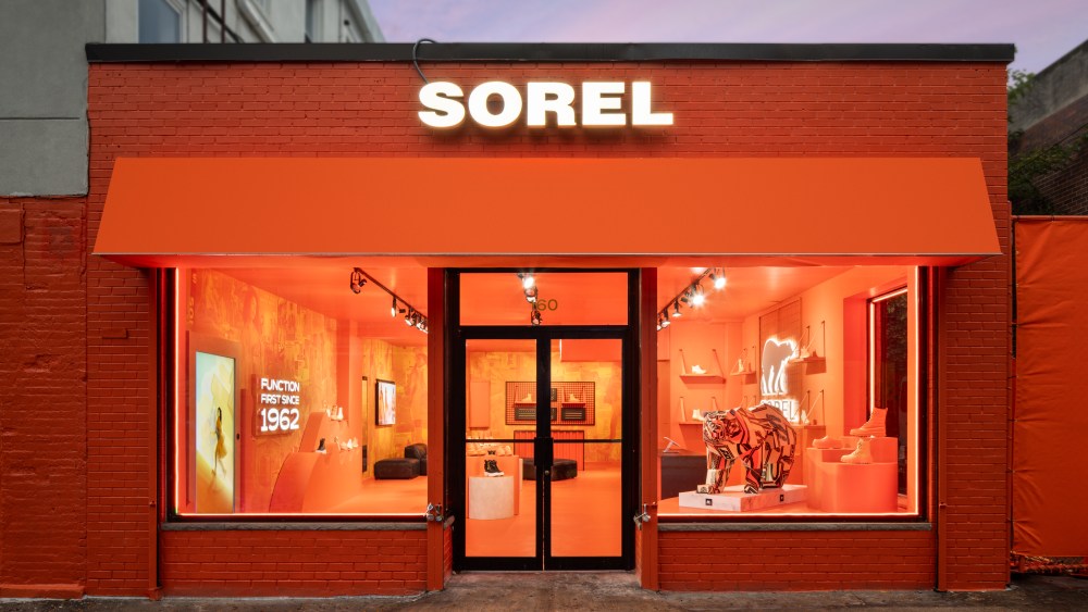 Sorel's Williamsburg pop-up.
