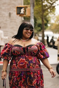 Street style at the Spring 2024 New York Fashion Week Runway Shows.