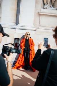 Street style at the Spring 2024 Paris Fashion Week Runway Shows.
