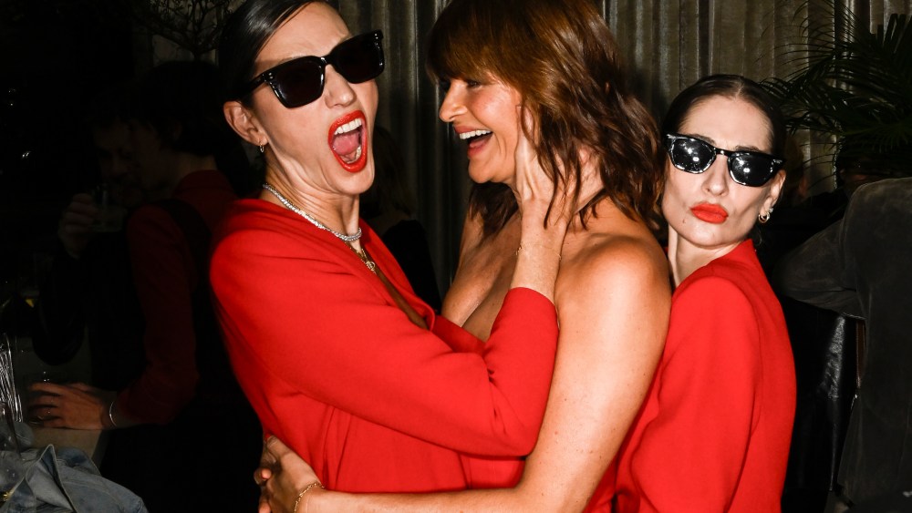 Jenna Lyons, Helena Christensen, and Sarah Clary