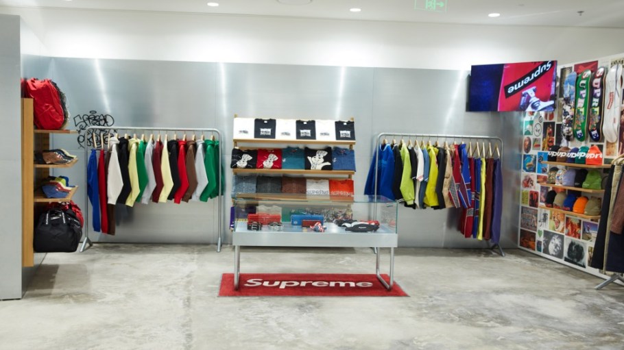 A Supreme store.