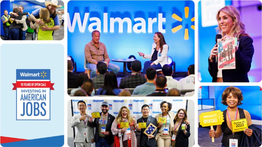 Walmart awarded 180 "golden tickets" to small and medium U.S. businesses who will become the retailer's new suppliers.