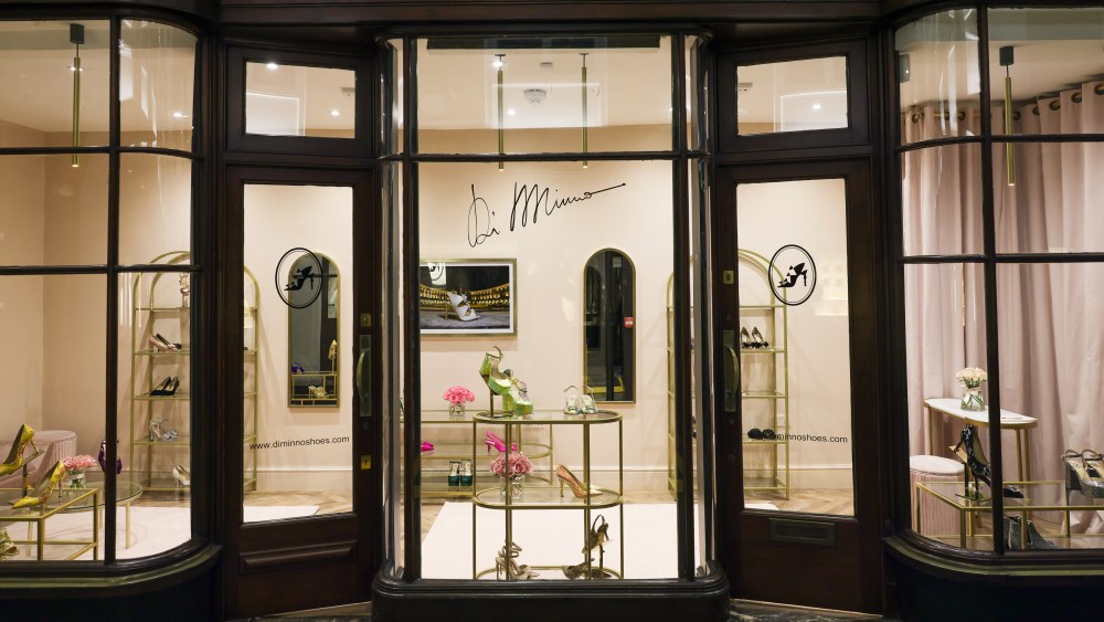 LONDON, ENGLAND - OCTOBER 26: A general view of the atmosphere at the DI MINNO store opening at the Burlington Arcade and then a celebration event at The Sparrow Italia Mayfair on October 26, 2023 in London, England. (Photo by Max Cisotti/Dave Benett)