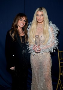 Tina Simpson and Jessica Simpson