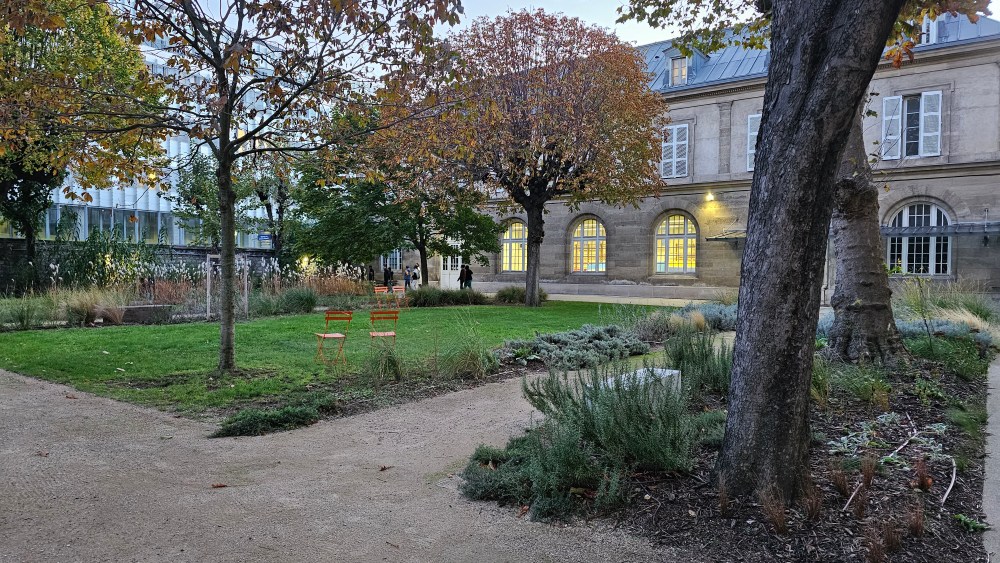 The Helen Keller Garden at the National Institute for Blind Youths.