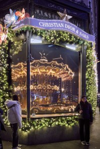 Dior x Saks Holiday Windows 2023