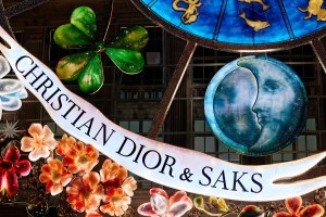 Dior x Saks Holiday Windows 2023